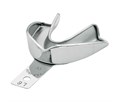 Asa Dental 2807S-L6 - ложка слепочная нижняя очень большая (XL) без перфорации с бортиками 2807S-L6 - фото 507867