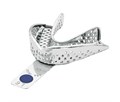 Asa Dental 2804-L6 - ложка слепочная нижняя очень большая (XL) с перфорацией с бортиками, с цветной кодировкой (синяя) 2804-L6 - фото 507881