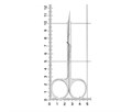 HLW 19-4 - ножницы хирургические изогнутые Stevens, 115 мм 19-4 - фото 508271