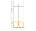 HLW 19-2TC - ножницы хирургические изогнутые Iris-Schere TC, 115 мм 19-2TC - фото 508287