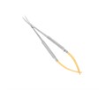 HLW 19-28TC - ножницы хирургические изогнутые Castroviejo-Gomel TC, 140 мм 19-28TC - фото 508300