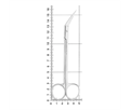 HLW 19-10 - ножницы хирургические угловые Locklin, 16 см 19-10 - фото 508327