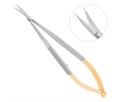 HLW 19-23TC - ножницы хирургические изогнутые Castroviejo TC, 140 мм 19-23TC - фото 508335
