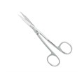 Asa Dental 0304-3 - ножницы для десны изогнутые, зубчики на одном лезвии, 13 см 0304-3 - фото 508370