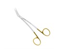 Asa Dental 0310-1TC - ножницы для десны N2 изогнутые в области лезвия и в области ручки с твердосплавными вставками, 16,5 см 0310-1TC - фото 508372
