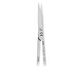 Asa Dental 0305-2TC - ножницы для десны изогнутые по плоскости с твердосплавными вставками и золотистыми ручками, 11 см 0305-2TC - фото 508378