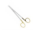Asa Dental 0309-2TC - ножницы для десны N2 изогнутые по плоскости с твердосплавными вставками и золотистыми ручками, 16 см 0309-2TC - фото 508385