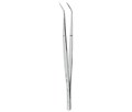 Asa Dental 0600-17 - пинцет анатомический изогнутый, 16 см 0600-17 - фото 508609