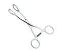 Asa Dental 0560 - зажим для языка с круглой рабочей частью и фиксатором на ручке 16 см 0560 - фото 508767