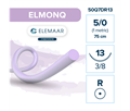 Elemaar ELMONQ 5/0 - шовный материал, 75 см, 3/8, 13 мм, колющая, 12 шт. 50Q7DR13 - фото 512291