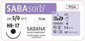 САБАфил N53133-45 5/0 (24шт, 45см, 13мм, 3/8), обр.-реж., SABANA 00000014856 - фото 518401